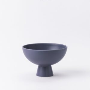 Large Purple Ash Statement Pedestal Bowl