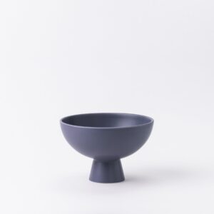 Medium Purple Ash Modern Pedestal Bowl